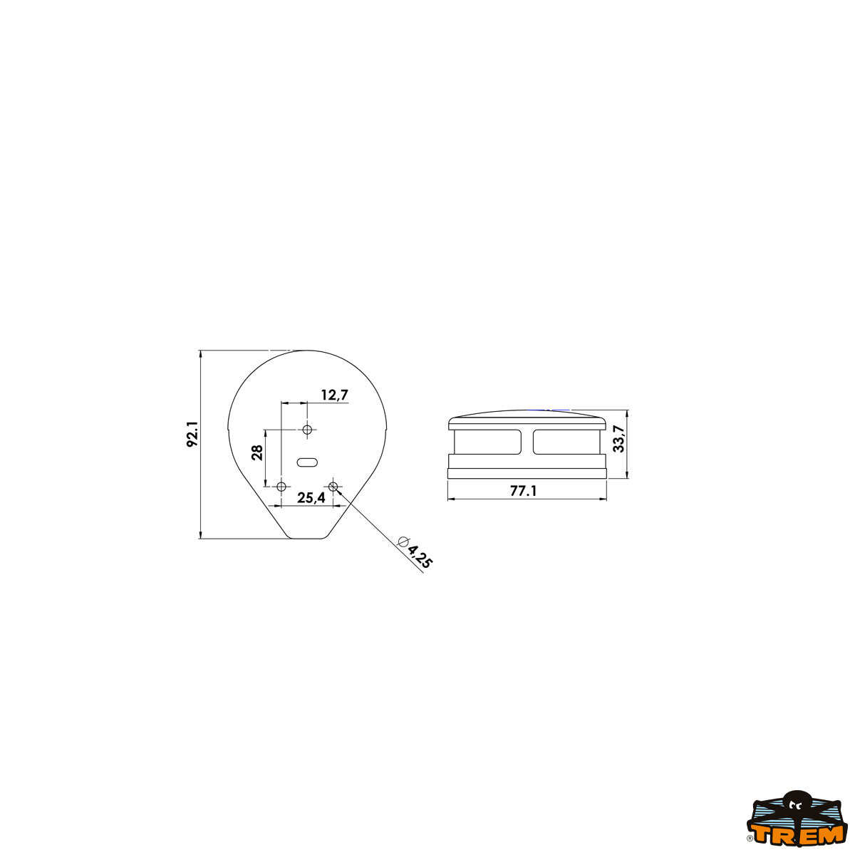 Luci di via Evo led a led basso consumo in acciaio inox per fissaggio su  piano aisi 316